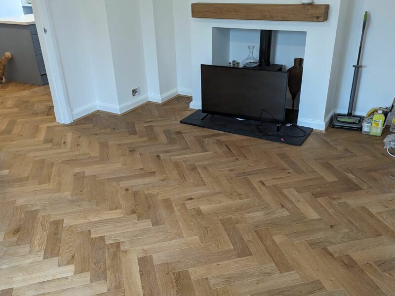 V4 - Deco Parquet -Smoked Oak Real Wood Flooring
