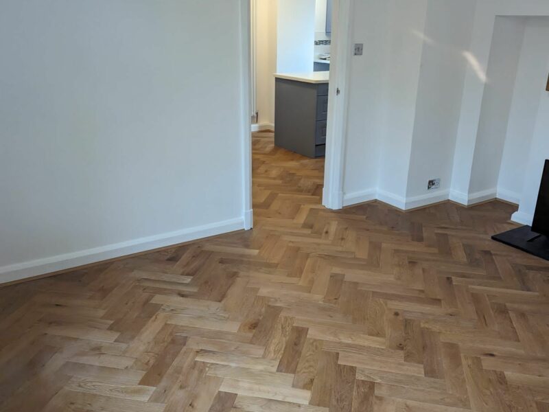 V4 - Deco Parquet -Smoked Oak Real Wood Flooring