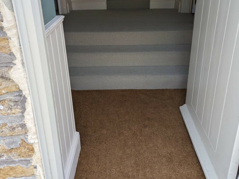 Alternative Flooring - Wool Motown - Martha with a Coir Entrance
